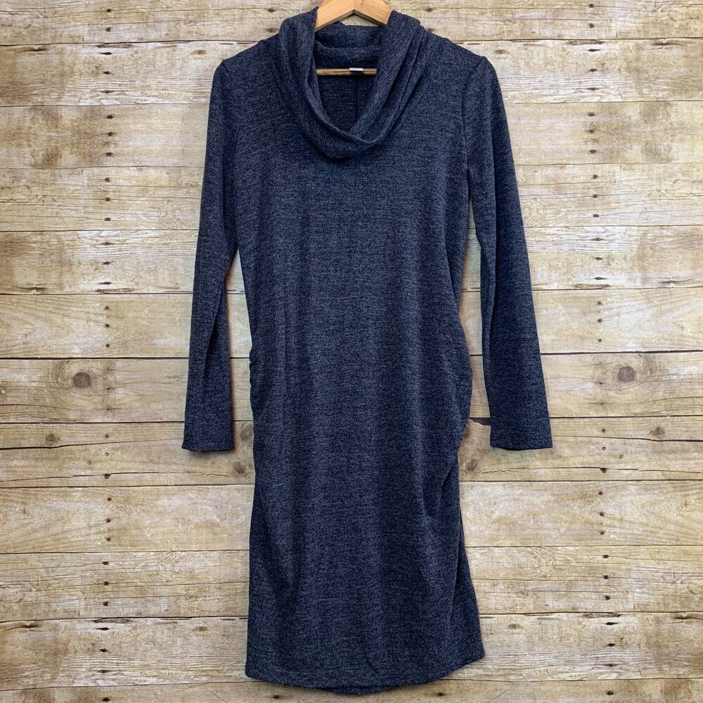 Old Navy Maternity Sweater Dress Cowl Neck Long Sleeve Womens Medium Momma